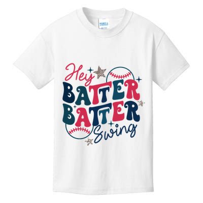 Hey Batter Batter Swing Kids T-Shirt