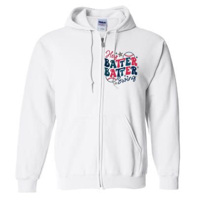 Hey Batter Batter Swing Full Zip Hoodie