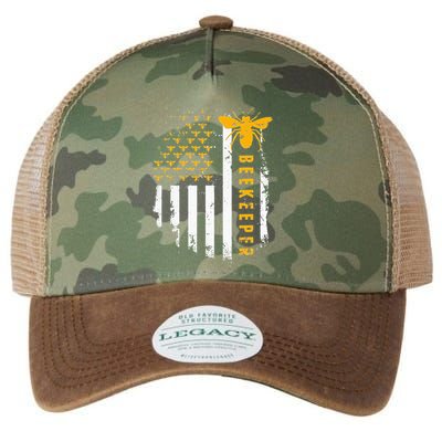Honey Bee Beekeeping Flag US Beekeeper Legacy Tie Dye Trucker Hat