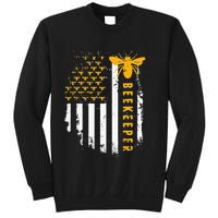 Honey Bee Beekeeping Flag US Beekeeper Sweatshirt