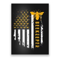Honey Bee Beekeeping Flag US Beekeeper Poster