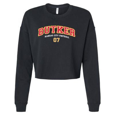 Harrison Butker Butker Kansas City Football Cropped Pullover Crew