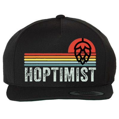 Home Brew Craft Beer Vintage Wool Snapback Cap