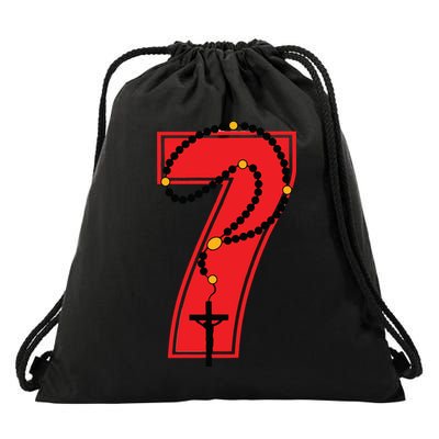 Harrison Butker Christian Football Player Number 7 Drawstring Bag