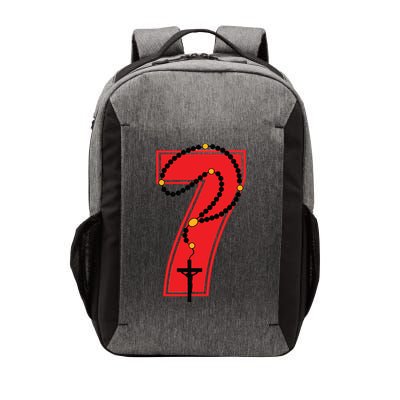 Harrison Butker Christian Football Player Number 7 Vector Backpack