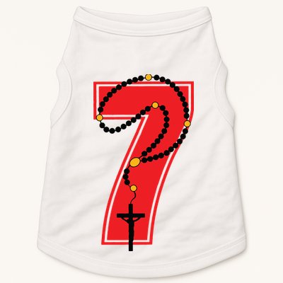 Harrison Butker Christian Football Player Number 7 Doggie Tank