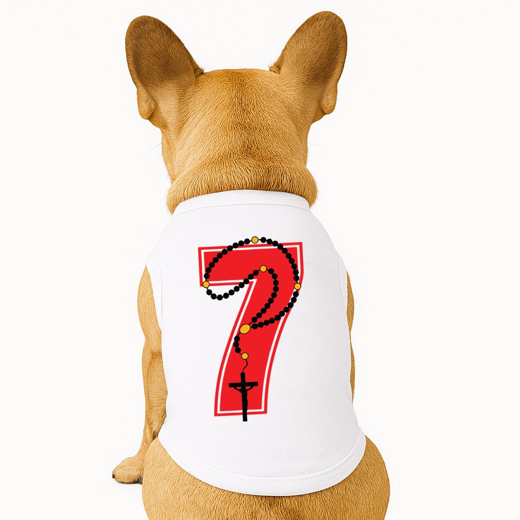 Harrison Butker Christian Football Player Number 7 Doggie Tank