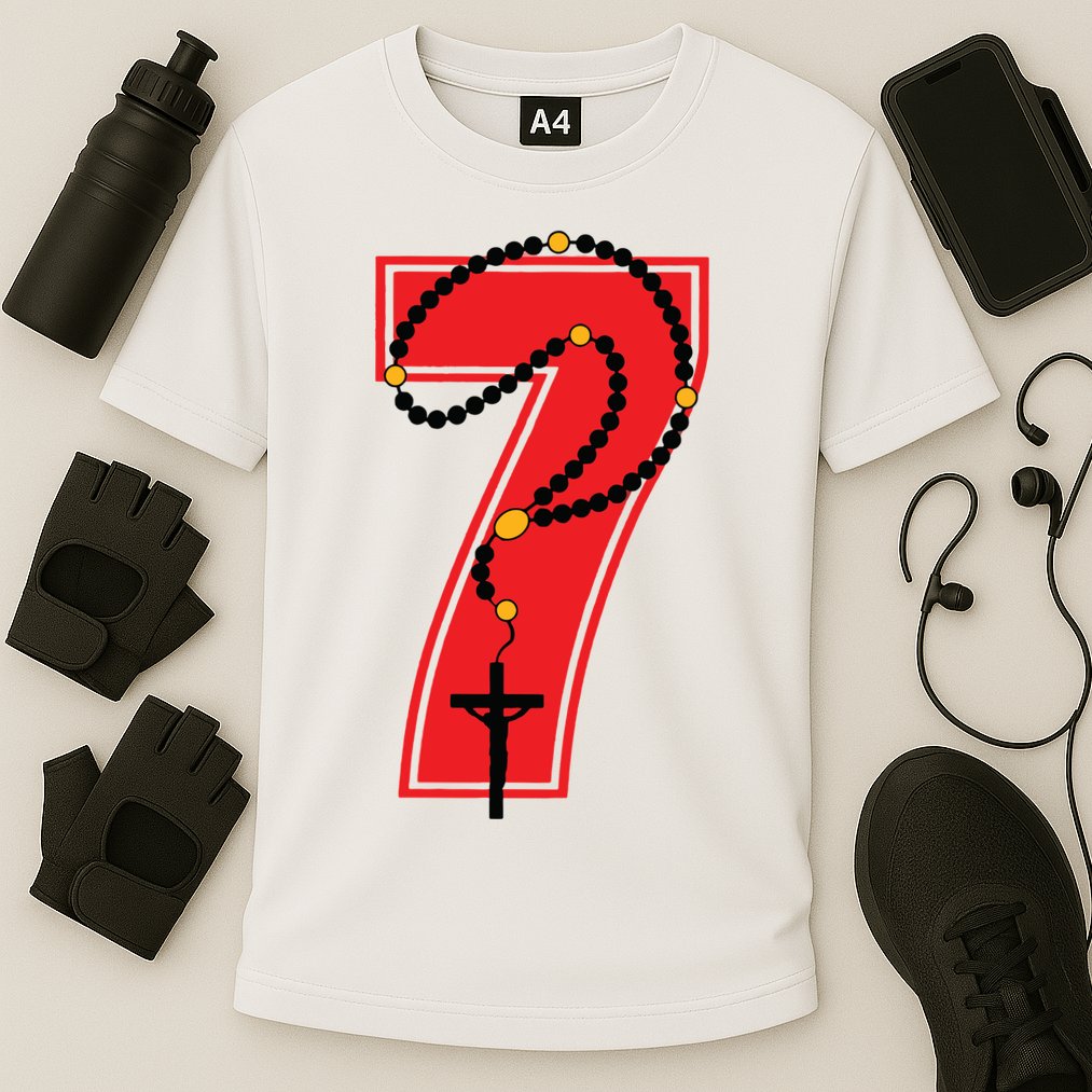 Harrison Butker Christian Football Player Number 7 Performance Shirt