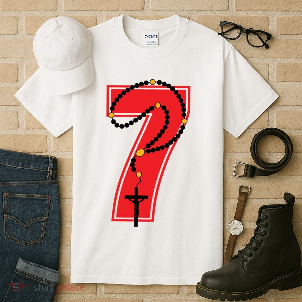 Harrison Butker Christian Football Player Number 7 Tall T-Shirt