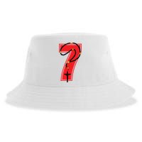 Harrison Butker Christian Football Player Number 7 Sustainable Bucket Hat