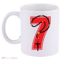 Harrison Butker Christian Football Player Number 7 11oz C Handle Ceramic Mug