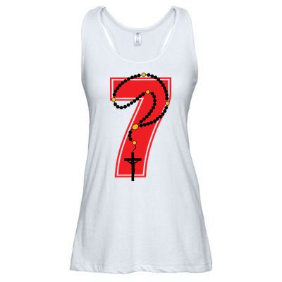Harrison Butker Christian Football Player Number 7 Ladies Essential Flowy Tank