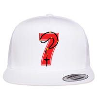 Harrison Butker Christian Football Player Number 7 Flatbill Hat