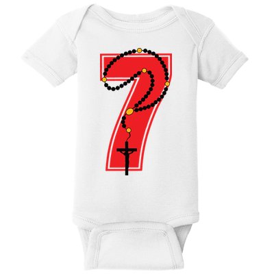 Harrison Butker Christian Football Player Number 7 Baby Bodysuit