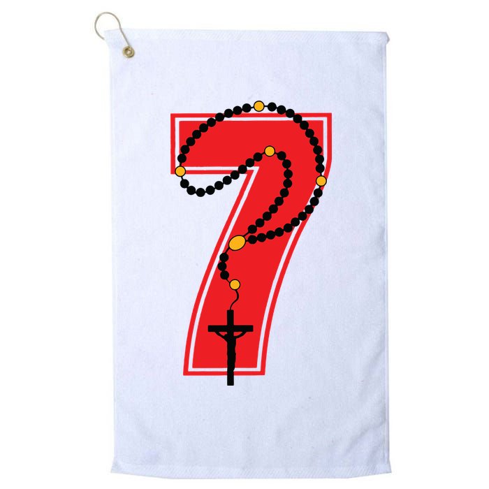 Harrison Butker Christian Football Player Number 7 Golf Towel