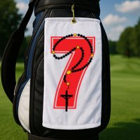Harrison Butker Christian Football Player Number 7 Golf Towel