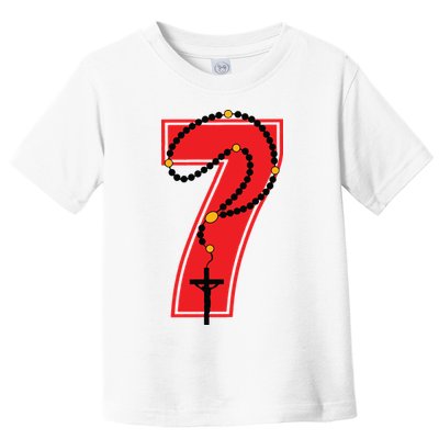 Harrison Butker Christian Football Player Number 7 Toddler T-Shirt