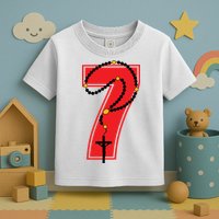 Harrison Butker Christian Football Player Number 7 Toddler T-Shirt
