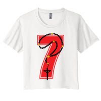 Harrison Butker Christian Football Player Number 7 Crop Top