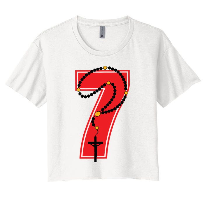 Harrison Butker Christian Football Player Number 7 Crop Top