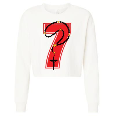 Harrison Butker Christian Football Player Number 7 Cropped Pullover Crew