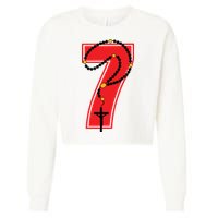 Harrison Butker Christian Football Player Number 7 Cropped Pullover Crew