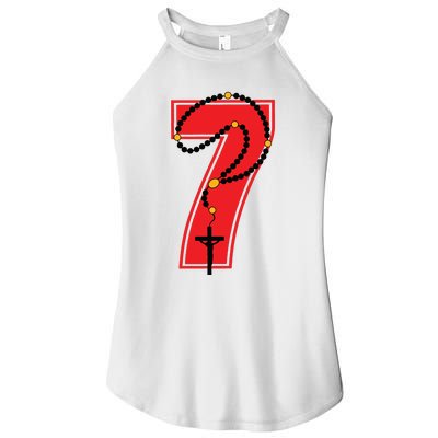 Harrison Butker Christian Football Player Number 7 Women’s Perfect Tri Rocker Tank