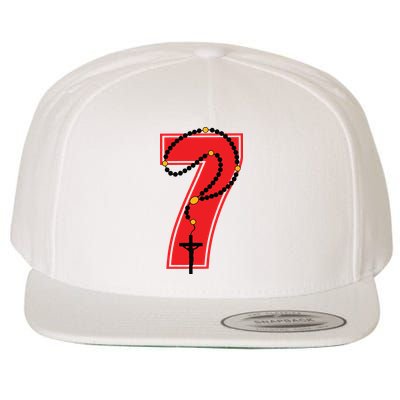 Harrison Butker Christian Football Player Number 7 Wool Snapback Cap