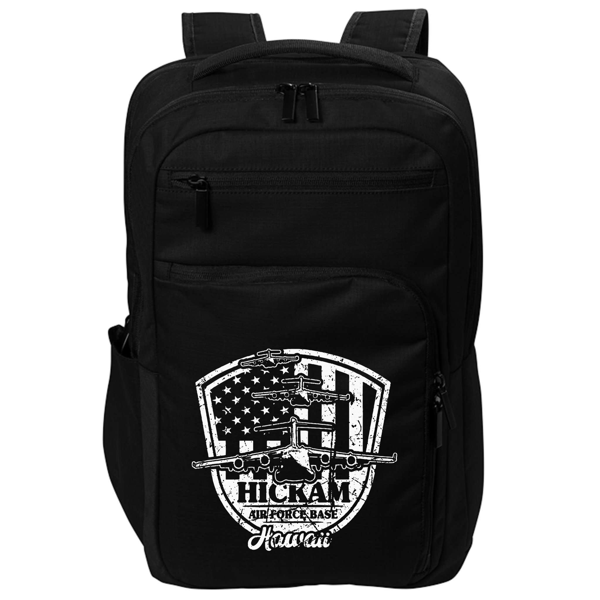 Hickam Base C17 Usaf Pearl Harbor Hawaii Impact Tech Backpack