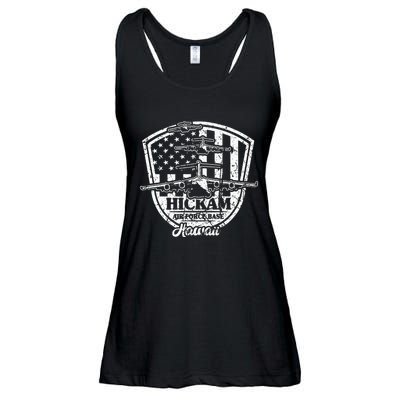 Hickam Base C17 Usaf Pearl Harbor Hawaii Ladies Essential Flowy Tank