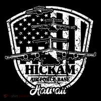Hickam Base C17 Usaf Pearl Harbor Hawaii Flatbill Hat