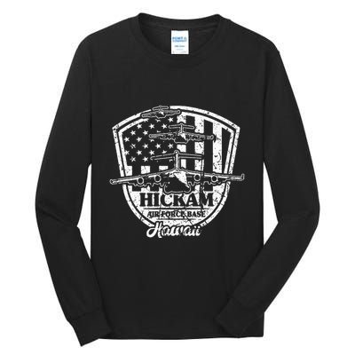 Hickam Base C17 Usaf Pearl Harbor Hawaii Tall Long Sleeve T-Shirt