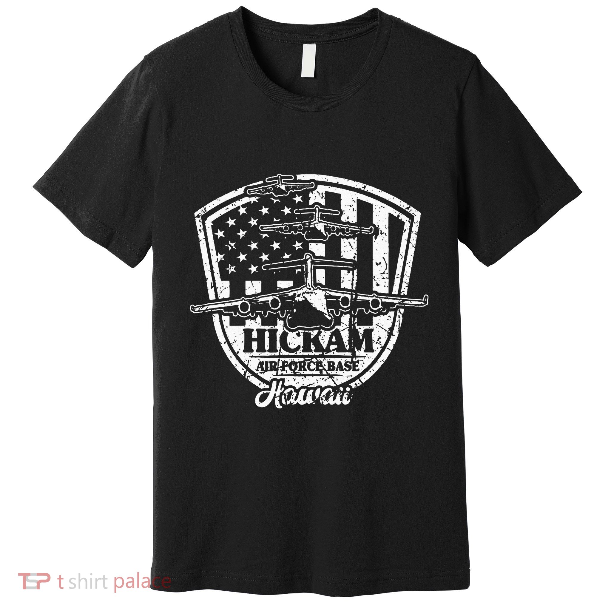 Hickam Base C17 Usaf Pearl Harbor Hawaii Premium T-Shirt