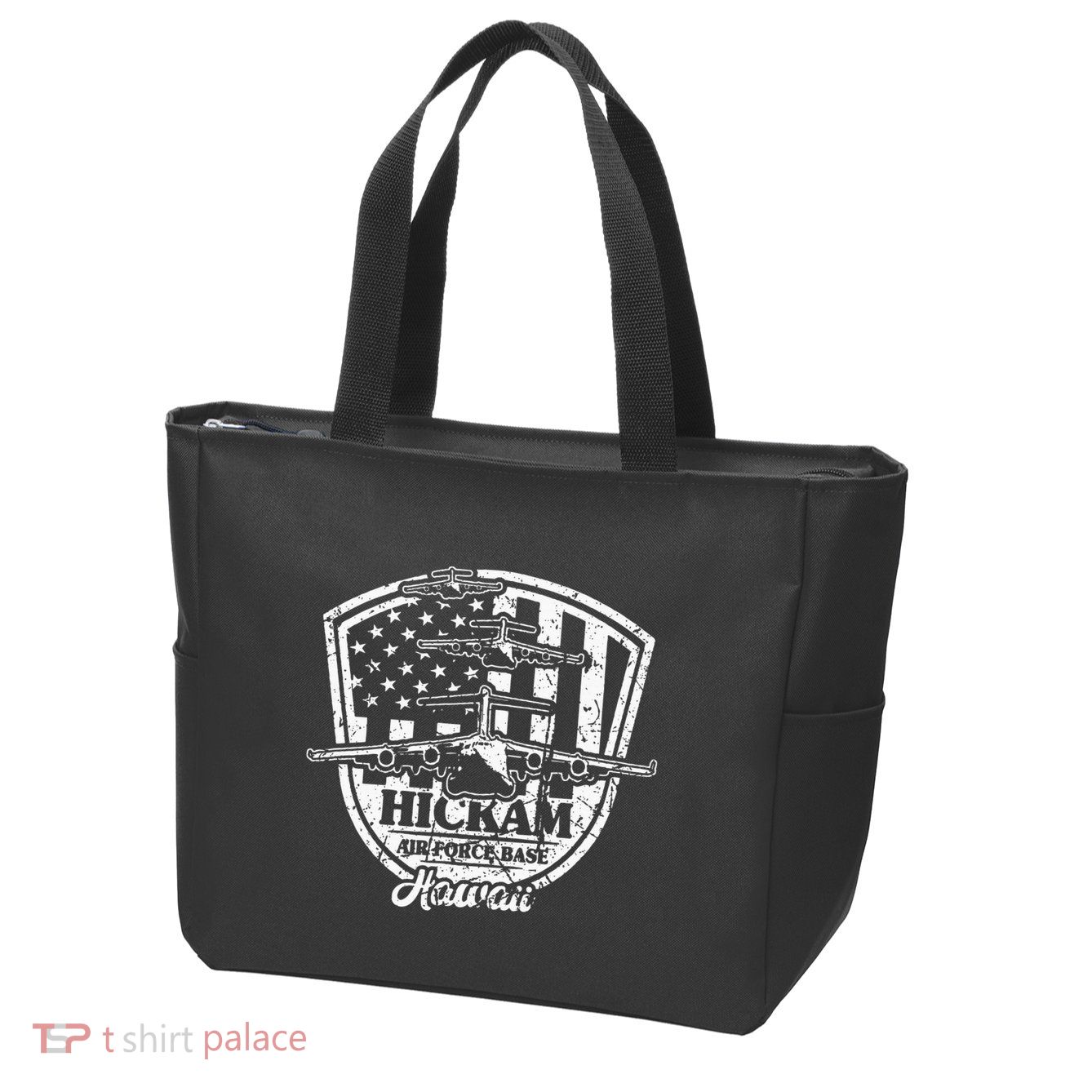 Hickam Base C17 Usaf Pearl Harbor Hawaii Zip Tote Bag