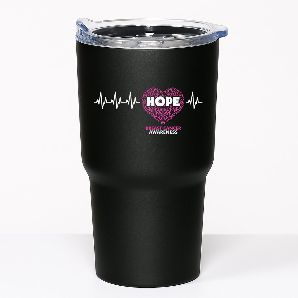 Hope Breast Cancer Awareness Tumbler