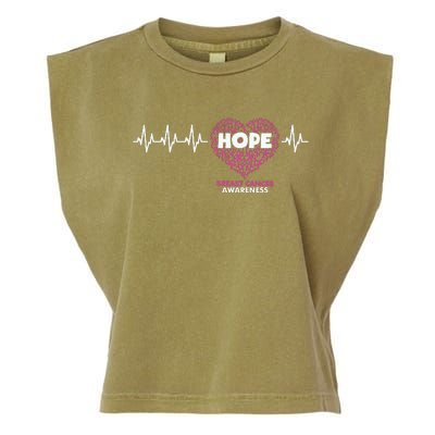 Hope Breast Cancer Awareness Garment-Dyed Women's Muscle Tee