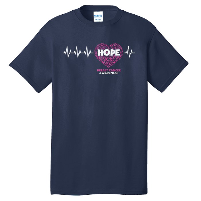 Hope Breast Cancer Awareness Tall T-Shirt