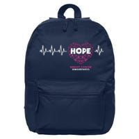 Hope Breast Cancer Awareness 16 in Basic Backpack