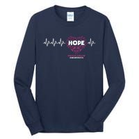 Hope Breast Cancer Awareness Tall Long Sleeve T-Shirt