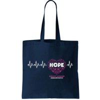 Hope Breast Cancer Awareness Tote Bag