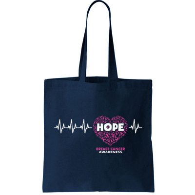 Hope Breast Cancer Awareness Tote Bag