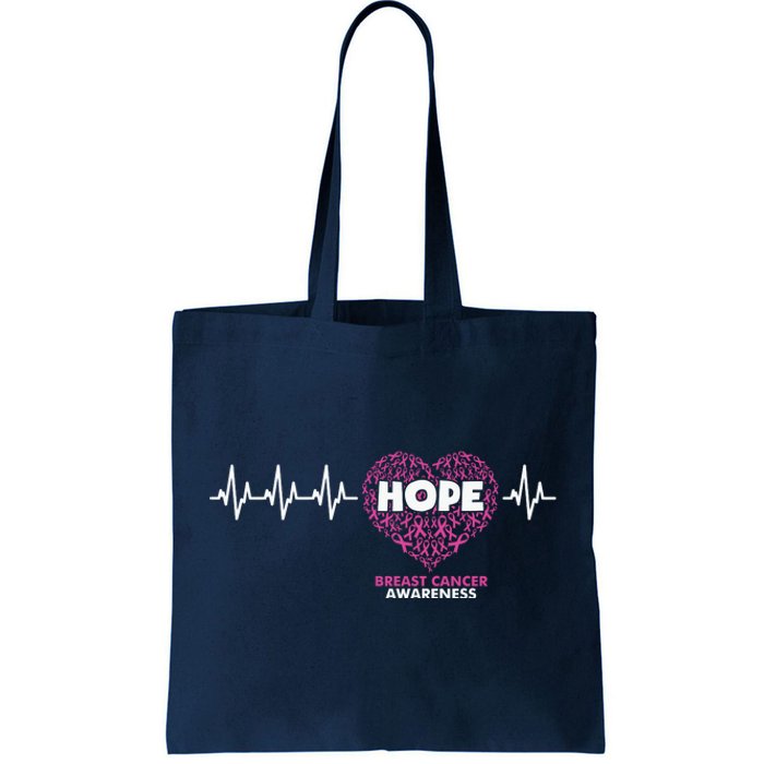 Hope Breast Cancer Awareness Tote Bag