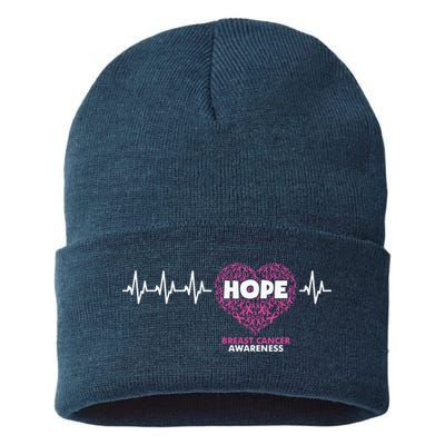 Hope Breast Cancer Awareness Sustainable Knit Beanie