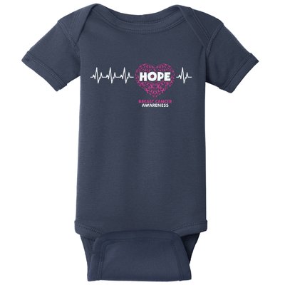 Hope Breast Cancer Awareness Baby Bodysuit