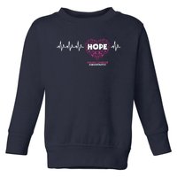 Hope Breast Cancer Awareness Toddler Sweatshirt