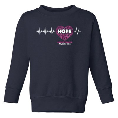 Hope Breast Cancer Awareness Toddler Sweatshirt