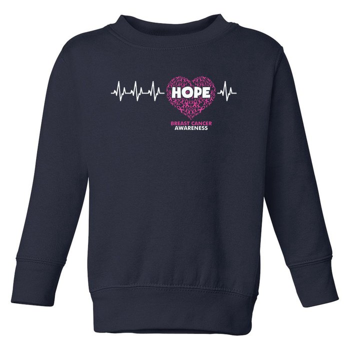 Hope Breast Cancer Awareness Toddler Sweatshirt