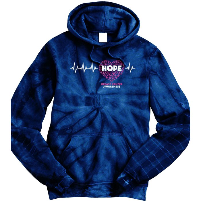 Hope Breast Cancer Awareness Tie Dye Hoodie