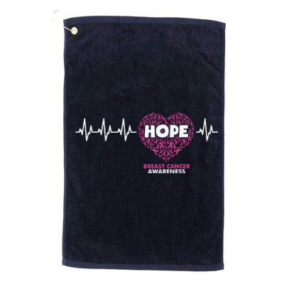 Hope Breast Cancer Awareness Platinum Collection Golf Towel