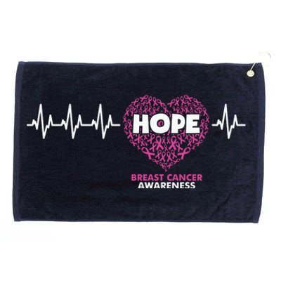 Hope Breast Cancer Awareness Grommeted Golf Towel